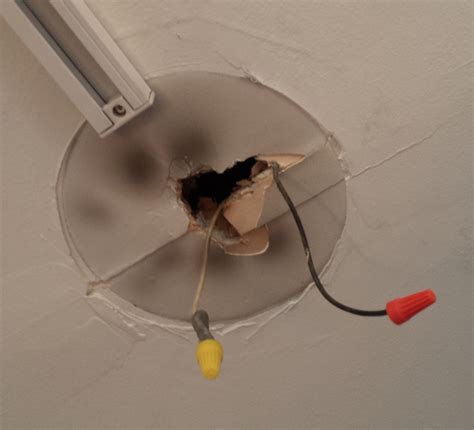 how to install junction box in existing ceiling|ceiling light without junction box.